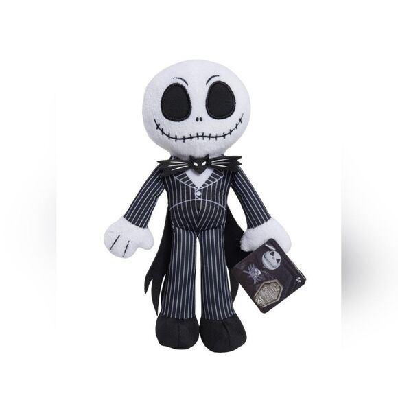 New Disney Tim Barton the Nightmare Before Christmas Jack Skellington Plush 9" - Picture 1 of 4